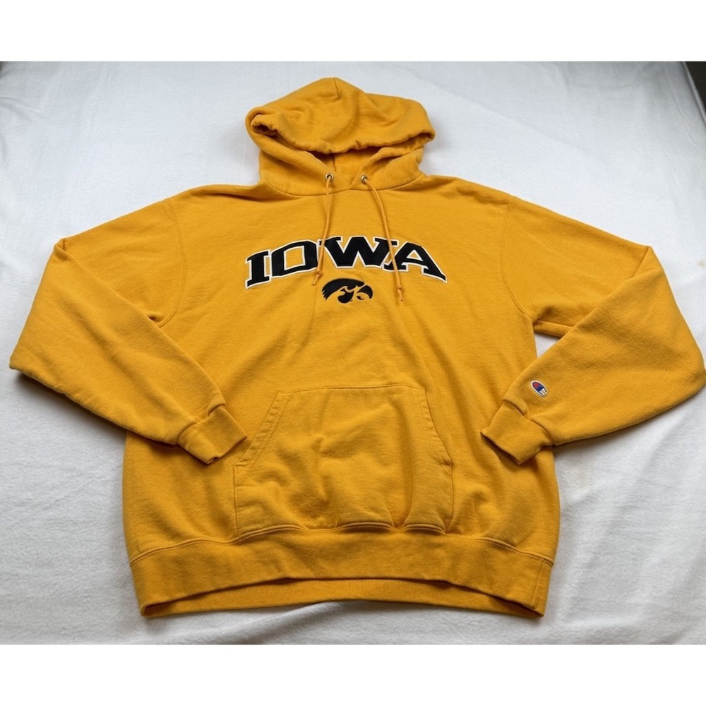 IOWA Hawkeyes Colosseum Embroidered Men's M Hoodie Preowned Excellent